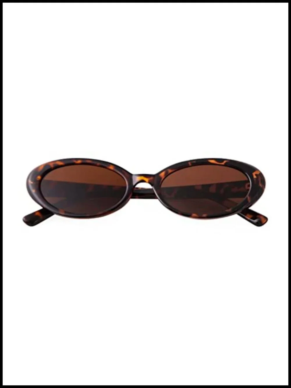 Retro Oval Small Sunglasses for Women Men UV400 Protection